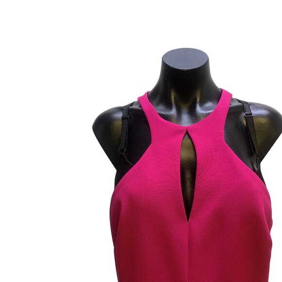 NWT Likely Fuchsia Sleeveless Keyhole Cutout Gown With Racerback Design - Picture 3 of 8